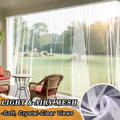 40x10ft Ultra-fine Mesh Mosquito Net, Patio Screen Netting, 1Pc Green