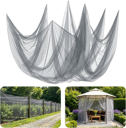 40x10ft Ultra-fine Mesh Mosquito Net, Patio Screen Netting, 1Pc Green