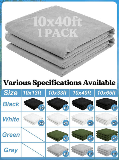 40x10ft Ultra-fine Mesh Mosquito Net, Patio Screen Netting, 1Pc Green