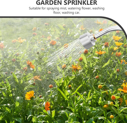 Watering Wand Heavy Duty, Metal Garden Hose Wand 18 Inches Long Hose Nozzle Sprayer with Flow Control for Watering Hanging Baskets and Shrubs (2000 Holes)