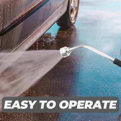 Watering Wand Heavy Duty, Metal Garden Hose Wand 18 Inches Long Hose Nozzle Sprayer with Flow Control for Watering Hanging Baskets and Shrubs (2000 Holes)