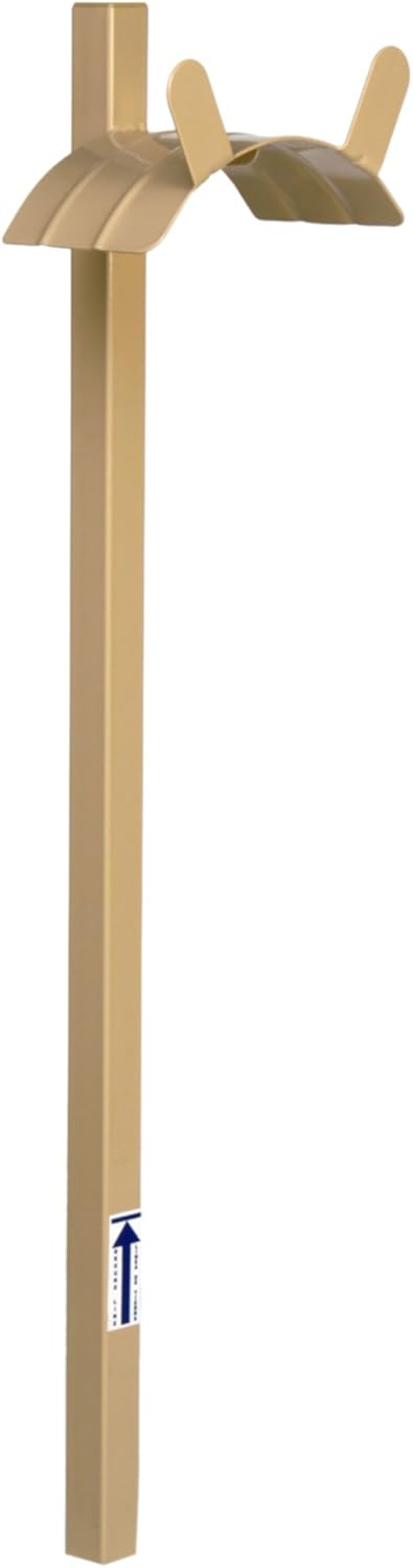 693 Free Standing Garden Hose Stand With Brass Faucet, Holds 150-Feet of 5/8-Inch Hose - Tan