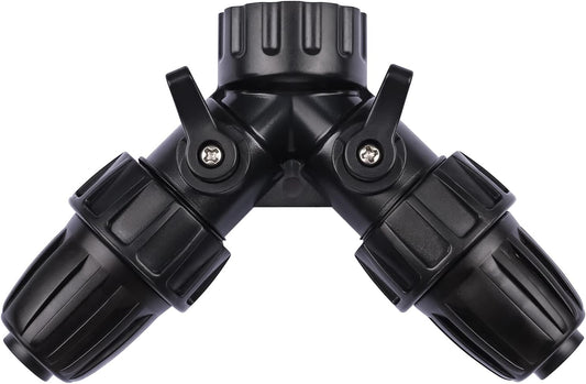 1/2 Inch Drip Irrigation Tubing Adapter,2 Way Y Hose Splitter