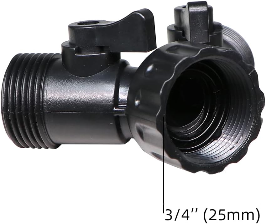 1/2 Inch Drip Irrigation Tubing Adapter,2 Way Y Hose Splitter