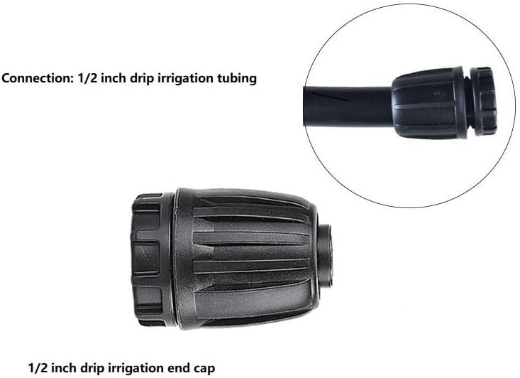 1/2 Inch Drip Irrigation Tubing Adapter,2 Way Y Hose Splitter