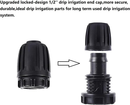 1/2 Inch Drip Irrigation Tubing Adapter,2 Way Y Hose Splitter