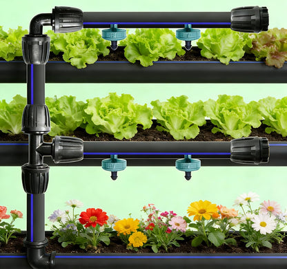 1/2 Inch Drip Irrigation Tubing Adapter,2 Way Y Hose Splitter