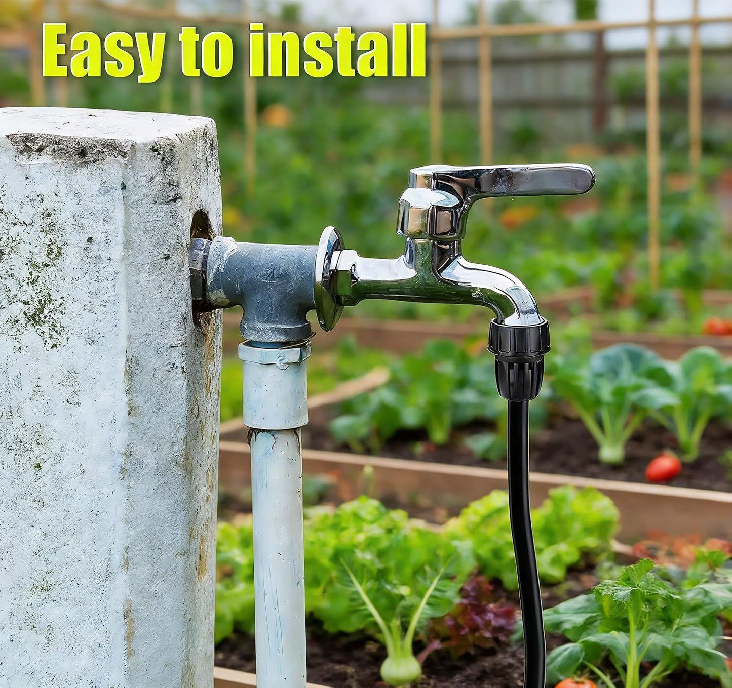 1/2 Inch Drip Irrigation Tubing Adapter,2 Way Y Hose Splitter