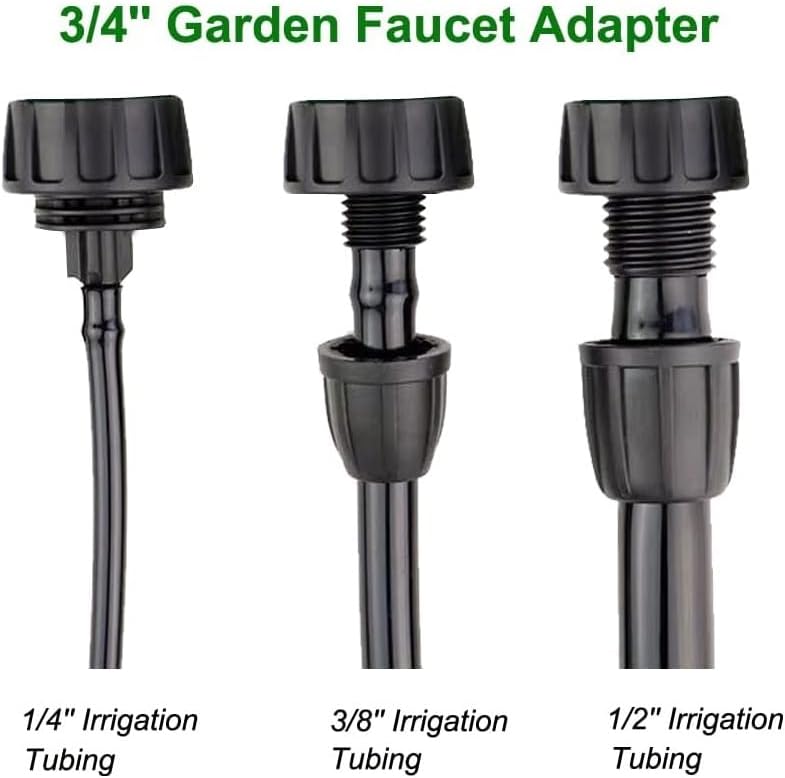 1/2 Inch Drip Irrigation Tubing Adapter,2 Way Y Hose Splitter