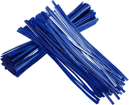 800Pcs Wire Twist Ties Reusable 5.9 Inch for Plastic Bags Black
