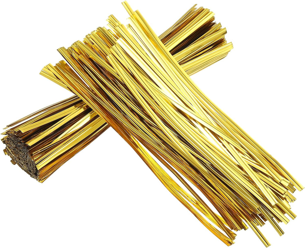 800Pcs Wire Twist Ties Reusable 5.9 Inch for Plastic Bags Black