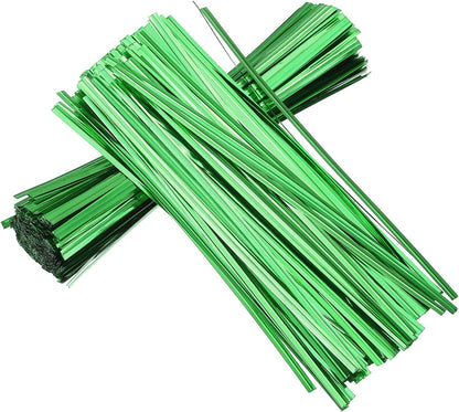 800Pcs Wire Twist Ties Reusable 5.9 Inch for Plastic Bags Black
