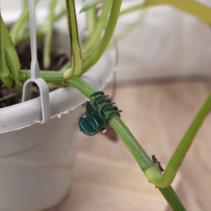 100 Pcs Plant Clips Orchid Clips Plants Orchid Support Clips Flower Vine Clips for Supporting Stems Vines Stalks Climbing Plant Grow Upright