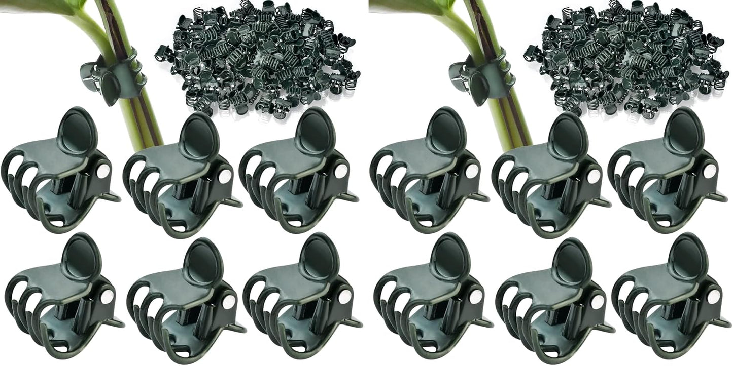 100 Pcs Plant Clips Orchid Clips Plants Orchid Support Clips Flower Vine Clips for Supporting Stems Vines Stalks Climbing Plant Grow Upright