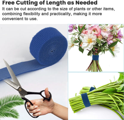 Garden Ties for Garland,Reusable and Adjustable Plant Tape,Soft Plant Supports for Effective Growing,Thicker Twist Ties for Plants Gardening,Plant Twist Tie for Plant Gardening,Home,Office