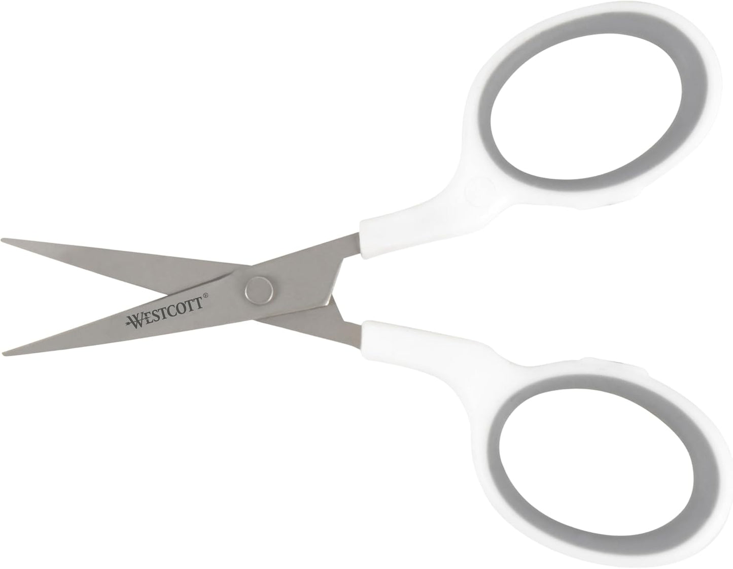 5-Inch Micro-Tip Fabric Scissors with Titanium-Bonded Blades - Craft Scissors for Paper and Fabric, Sewing, and More