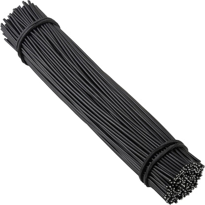 200 Pcs 6 inch Garden Twist Tie, Round Plastic Twist Ties for Plants, Vines and Wrapping Cords or Christmas Tree Gardening Plants Growth and Care, Office Home Cable Organization (Green)