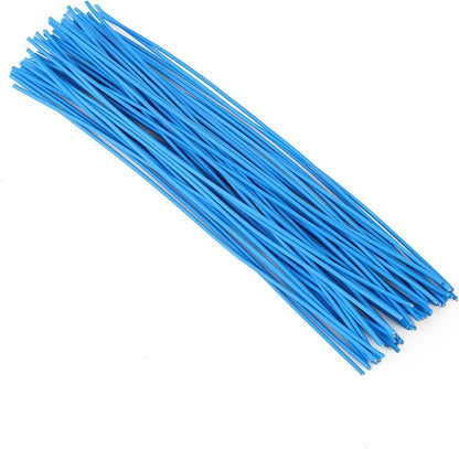 200 Pcs 6 inch Garden Twist Tie, Round Plastic Twist Ties for Plants, Vines and Wrapping Cords or Christmas Tree Gardening Plants Growth and Care, Office Home Cable Organization (Green)
