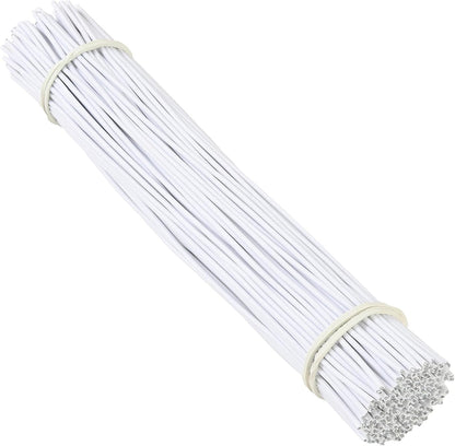 200 Pcs 6 inch Garden Twist Tie, Round Plastic Twist Ties for Plants, Vines and Wrapping Cords or Christmas Tree Gardening Plants Growth and Care, Office Home Cable Organization (Green)