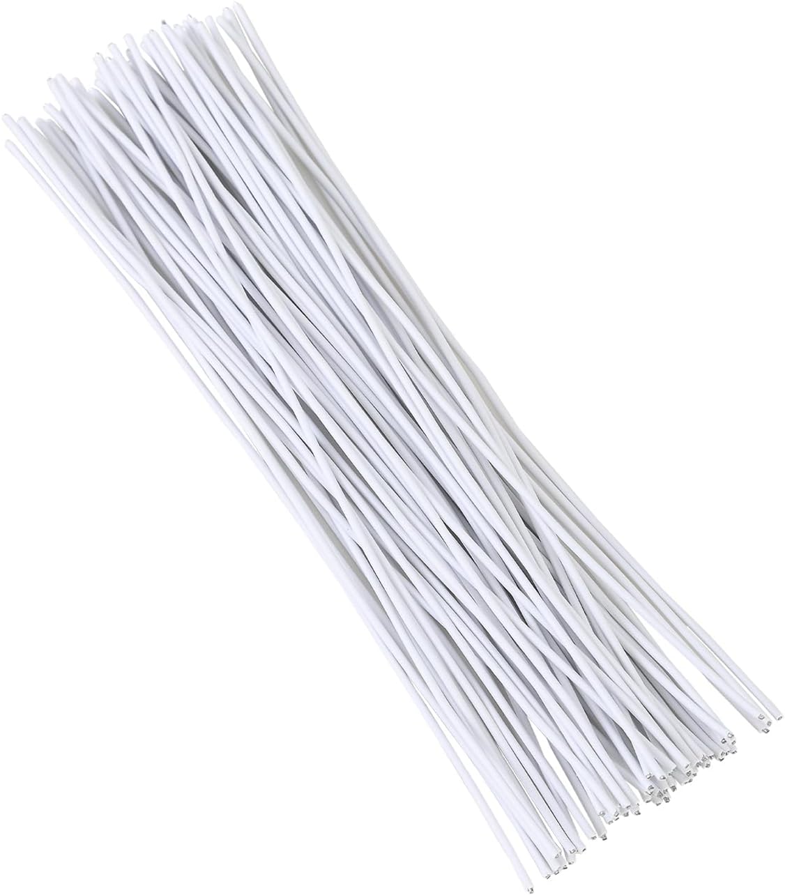 200 Pcs 6 inch Garden Twist Tie, Round Plastic Twist Ties for Plants, Vines and Wrapping Cords or Christmas Tree Gardening Plants Growth and Care, Office Home Cable Organization (Green)