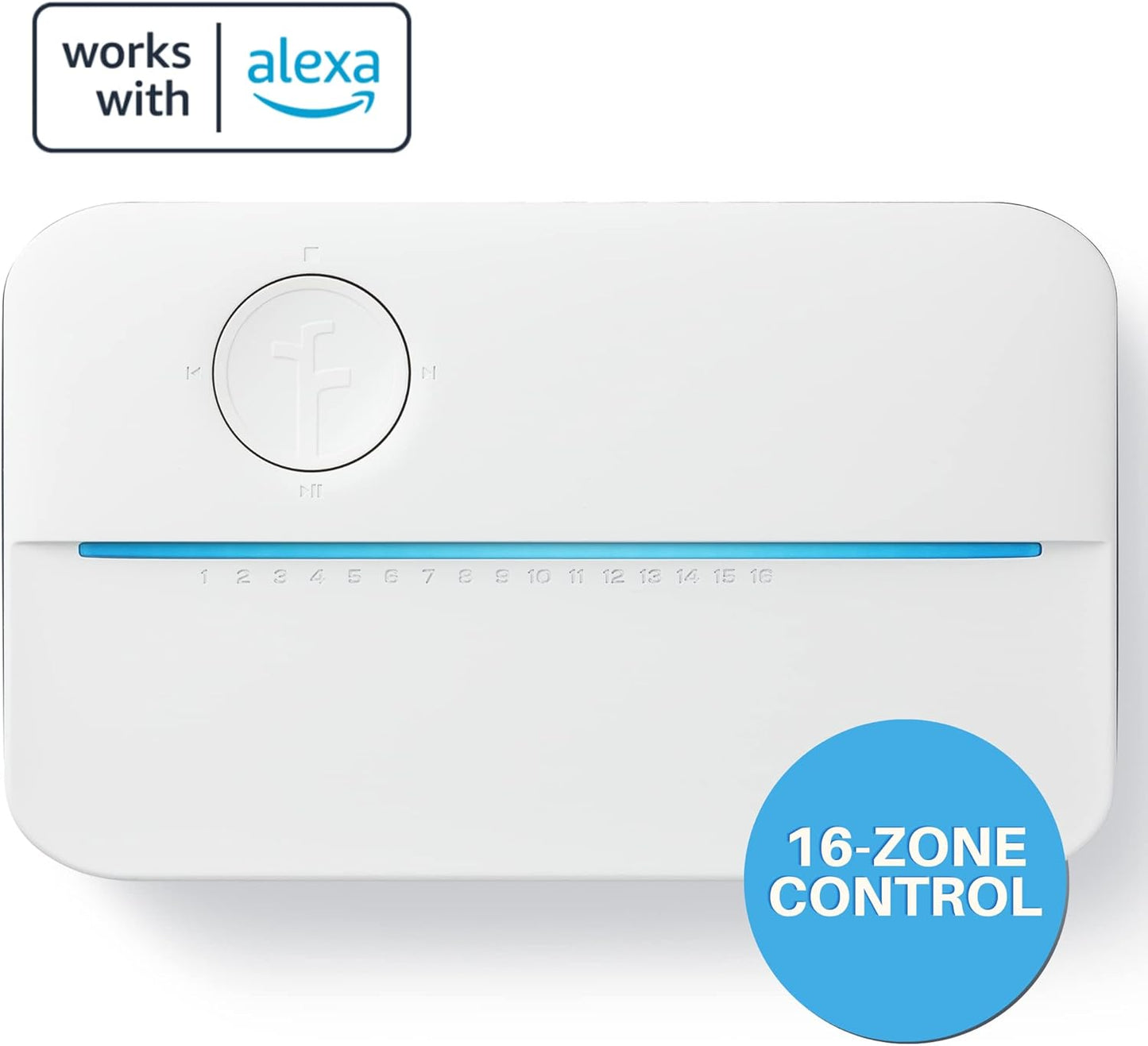 3 Smart Bundle: Includes 3rd Generation-16 Zone Smart Sprinkler Controller (Alexa Compatible w/ Hyperlocal Weather Intelligence Plus & Rain Skip) & Weatherproof Outdoor Enclosure