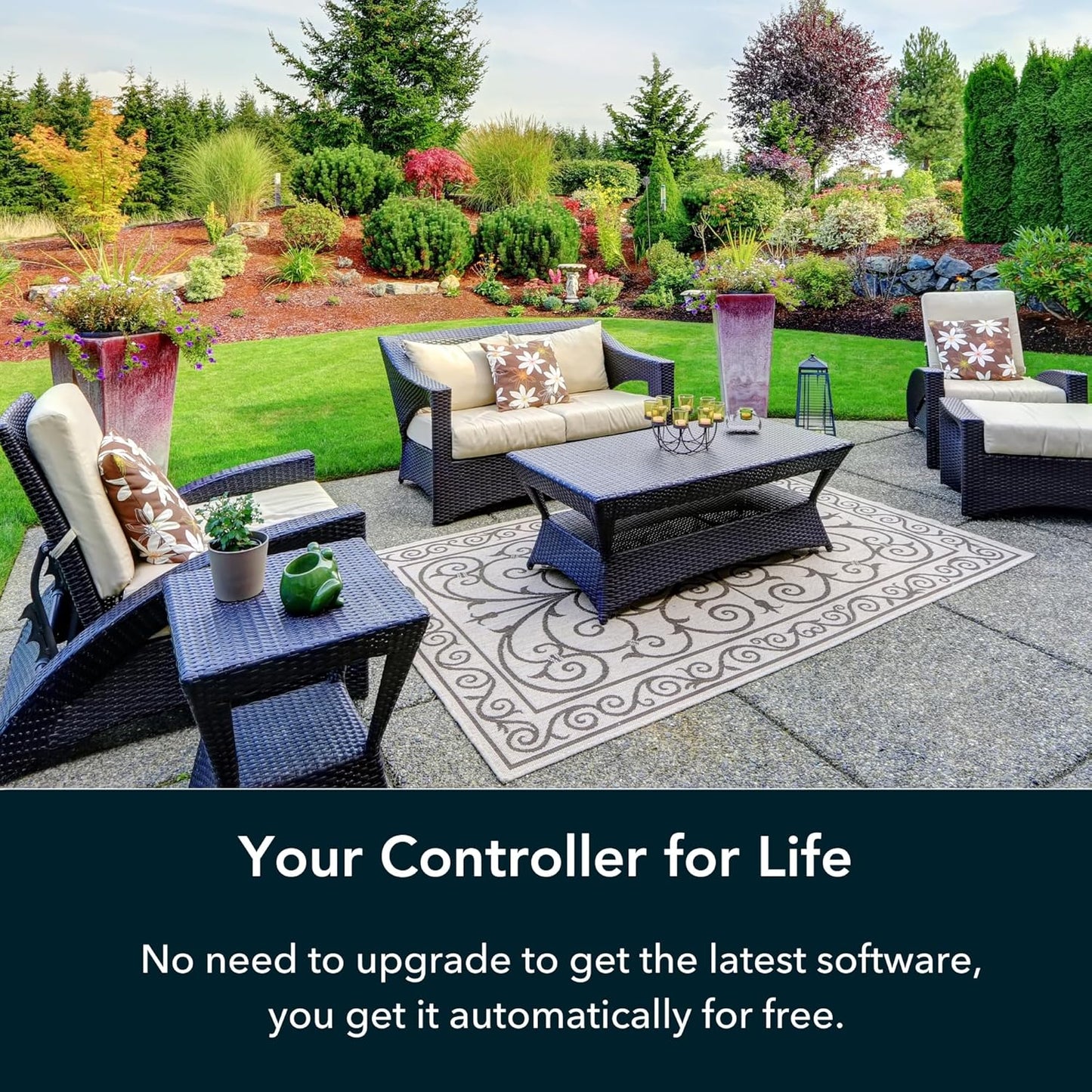 3 Smart Bundle: Includes 3rd Generation-16 Zone Smart Sprinkler Controller (Alexa Compatible w/ Hyperlocal Weather Intelligence Plus & Rain Skip) & Weatherproof Outdoor Enclosure
