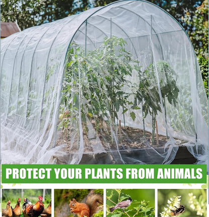 15 x 33 ft Garden Mesh Netting Insect Mosquito Net, White, 1 Pcs