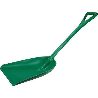 Sanitary Shovel, 10" x 13.75" Polypropylene, Green
