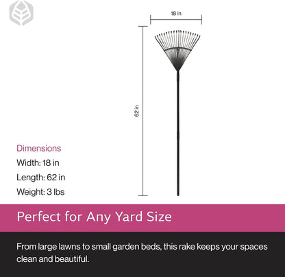 World's Greatest Leaf Rake, Durable Steel Design ILT-20