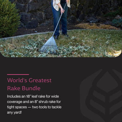 World's Greatest Leaf Rake, Durable Steel Design ILT-20