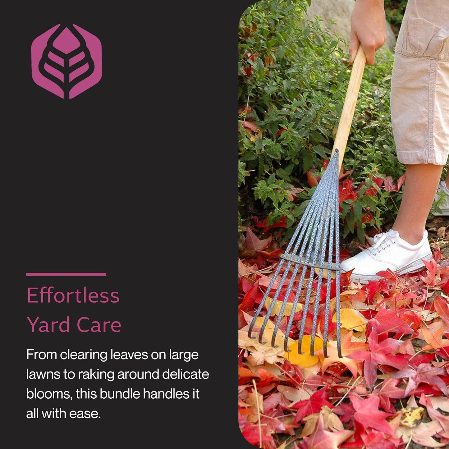World's Greatest Leaf Rake, Durable Steel Design ILT-20