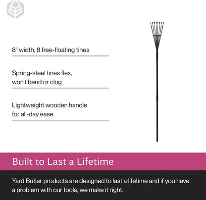 World's Greatest Leaf Rake, Durable Steel Design ILT-20