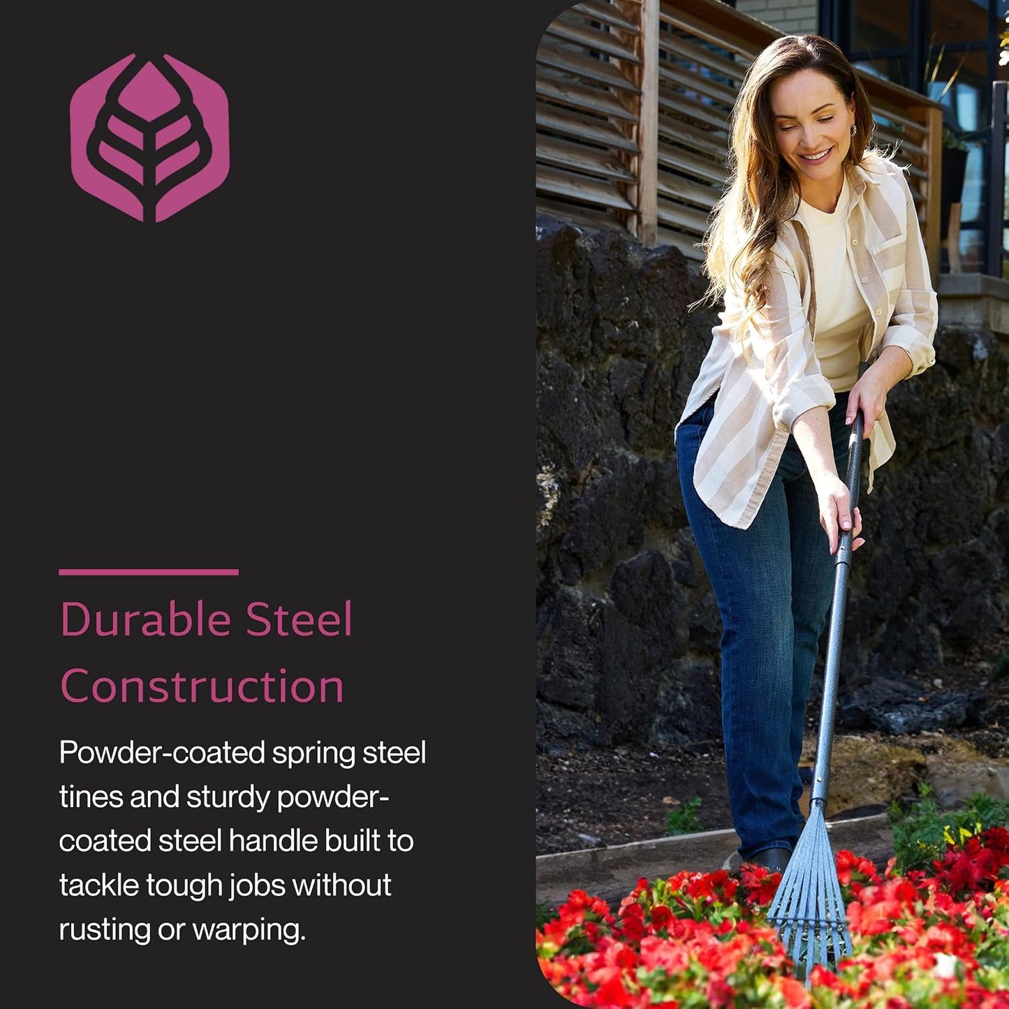 World's Greatest Leaf Rake, Durable Steel Design ILT-20