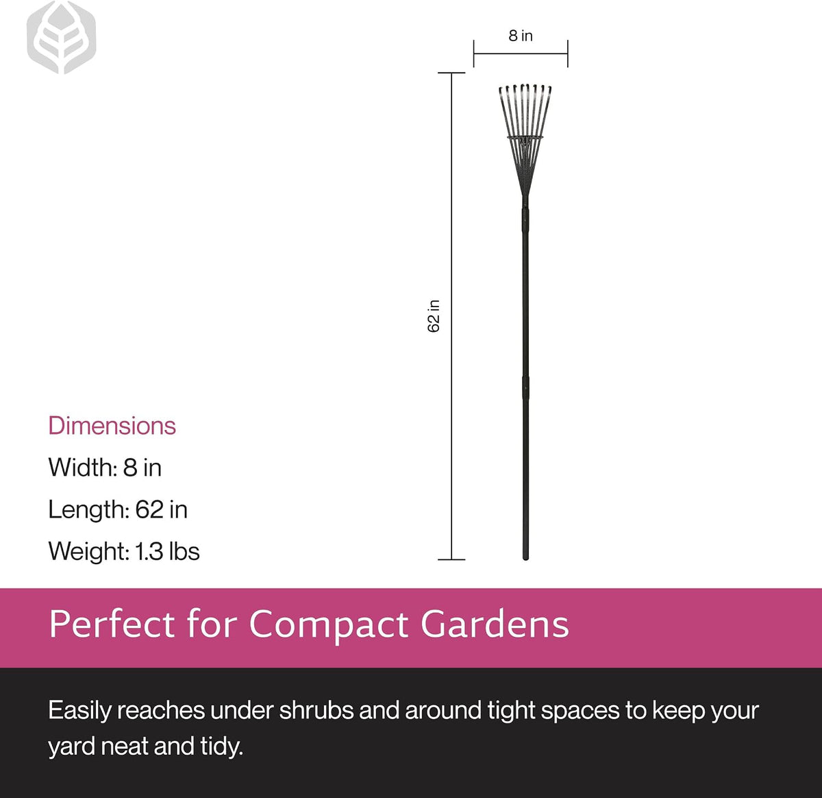 World's Greatest Leaf Rake, Durable Steel Design ILT-20
