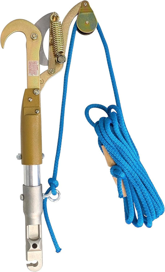 JA-34 Big Mouth Pruner Kit – Pole Pruner with 1.75-Inch Cutting Capacity, Universal Hot Stick Adapter, Easy Blade Replacement and Sharpening, Heavy-Duty Garden Tool