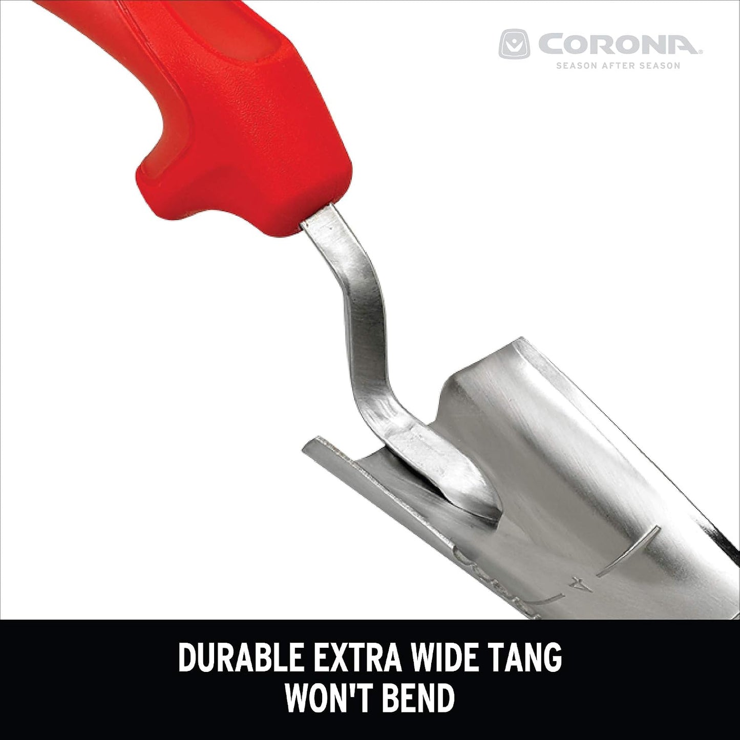 Corona Premium Stainless Steel ComfortGEL Cultivator caltivator, red