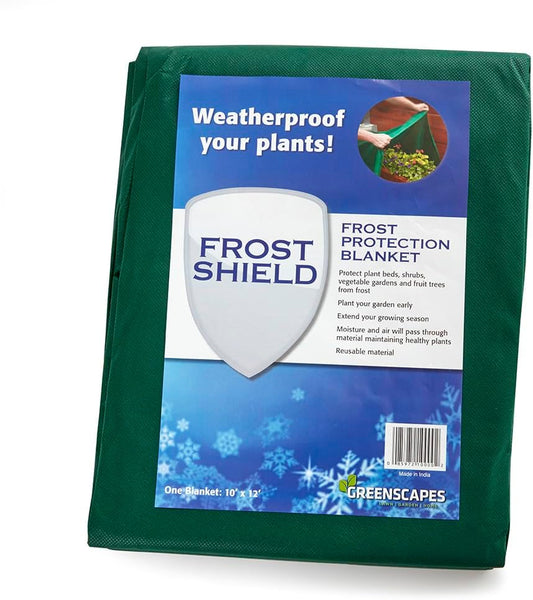 Frost Blanket 10' x 12', Plant Protection Cover for Cold Weather, Reusable Garden Freeze Cloth