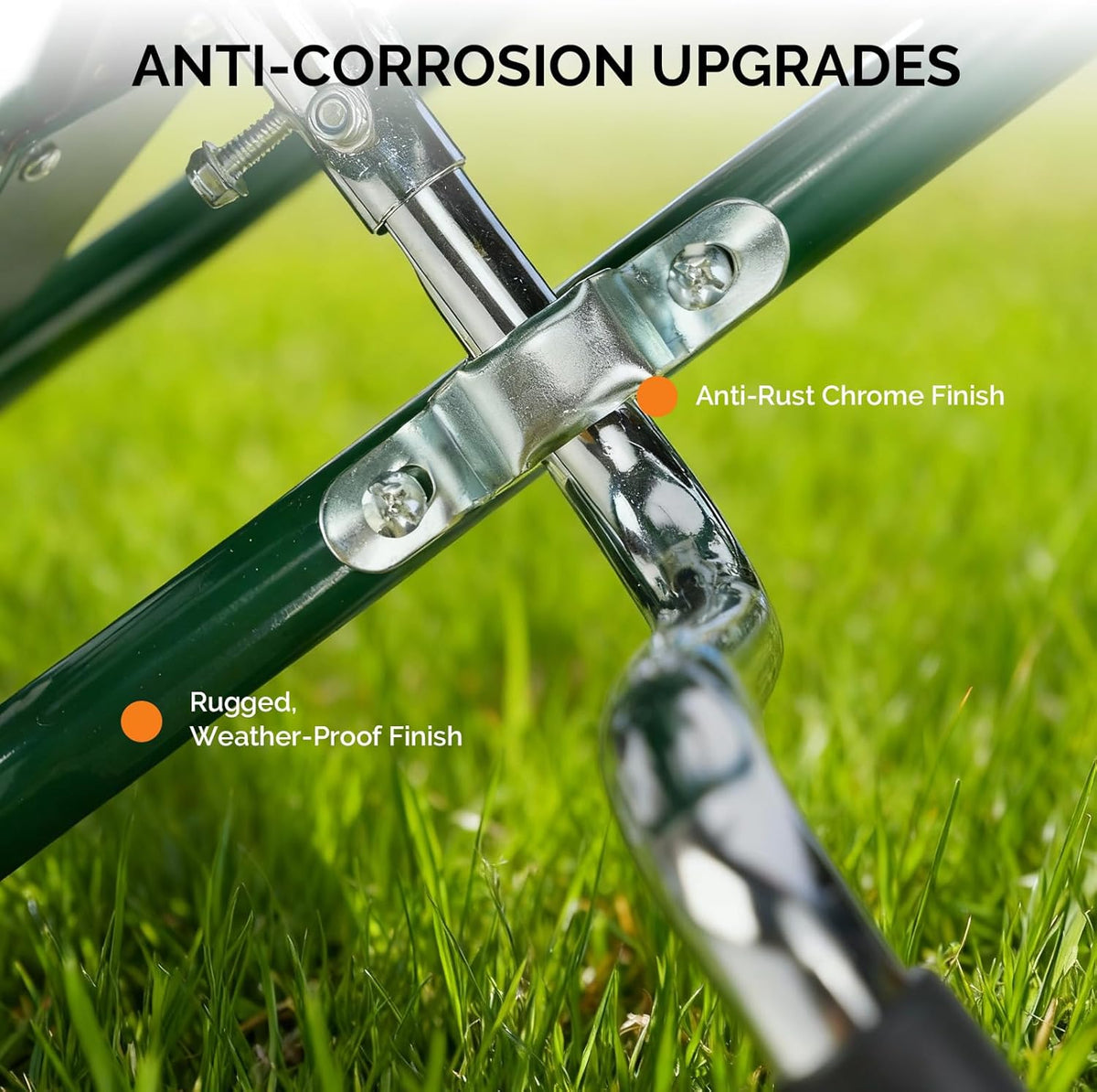 4-Wheel Garden Hose Reel Cart with Storage Basket, Portable Residential Hose Reel Cart, Lawn Watering, for Garden Backyard and Farm