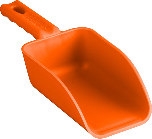 Vikan 63007 Color-Coded Plastic Hand Scoop - BPA-Free Food-Safe Kitchen Utensils, Restaurant and Food Service Supplies, 16 oz, Orange