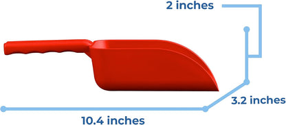 Vikan 63007 Color-Coded Plastic Hand Scoop - BPA-Free Food-Safe Kitchen Utensils, Restaurant and Food Service Supplies, 16 oz, Orange