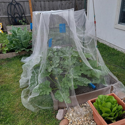 Garden Netting 10 X 50 FT Ultra Fine Netting for Garden Protection,Garden Netting for Raised Beds,Mosquito Net for Blueberry Shrubs Vegetables Fruits Flowers Crops Pest Barrier