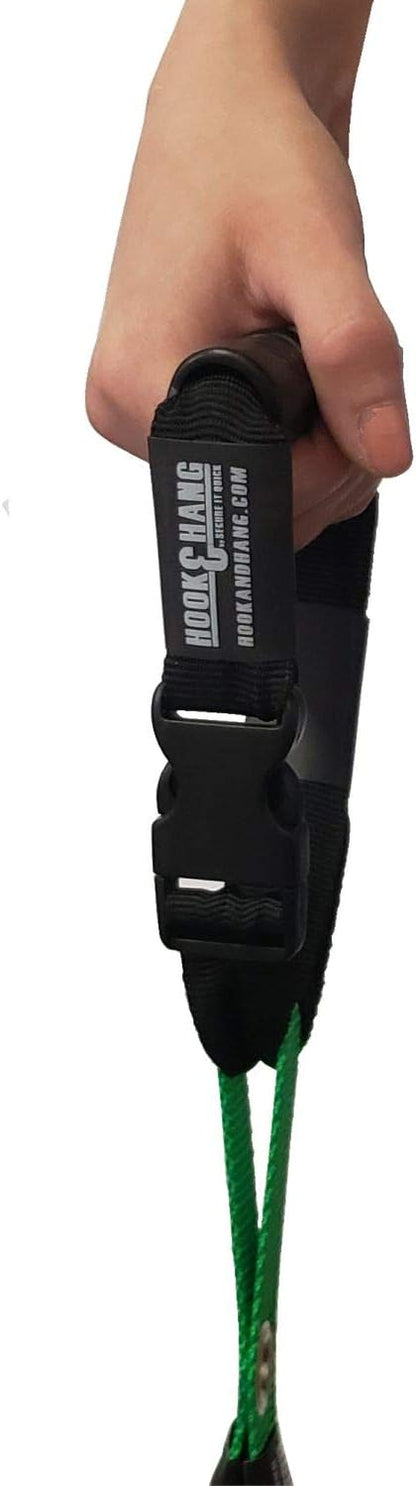 Universal Handle Strap - Built to Carry the Hook & Hang Strap (Not Included) - Versatile and Adjustable to use in Many Other Applications (Black)