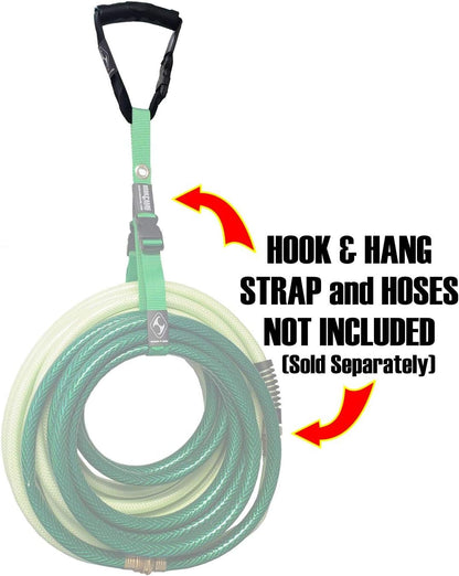Universal Handle Strap - Built to Carry the Hook & Hang Strap (Not Included) - Versatile and Adjustable to use in Many Other Applications (Black)