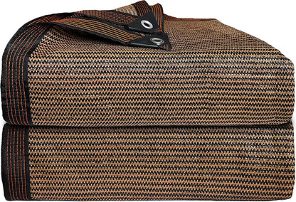 Garden Shade Cloth 10x10ft UV 70% Sunblock Outdoor Sun Shade with Grommets Sun Shade Outdoor Cover Plant Covers Freeze Protection Shade Cloth for Chicken Coop Cover Brown10x10FT - Colors A
