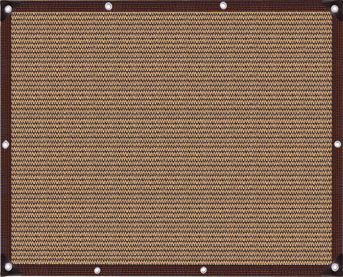 Garden Shade Cloth 10x10ft UV 70% Sunblock Outdoor Sun Shade with Grommets Sun Shade Outdoor Cover Plant Covers Freeze Protection Shade Cloth for Chicken Coop Cover Brown10x10FT - Colors A
