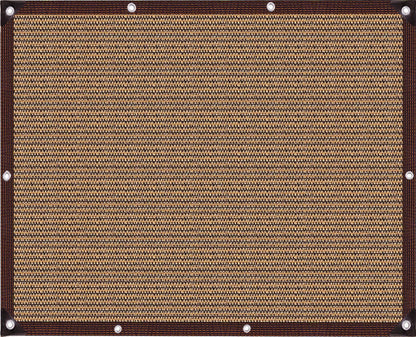 Garden Shade Cloth 10x10ft UV 70% Sunblock Outdoor Sun Shade with Grommets Sun Shade Outdoor Cover Plant Covers Freeze Protection Shade Cloth for Chicken Coop Cover Brown10x10FT - Colors A
