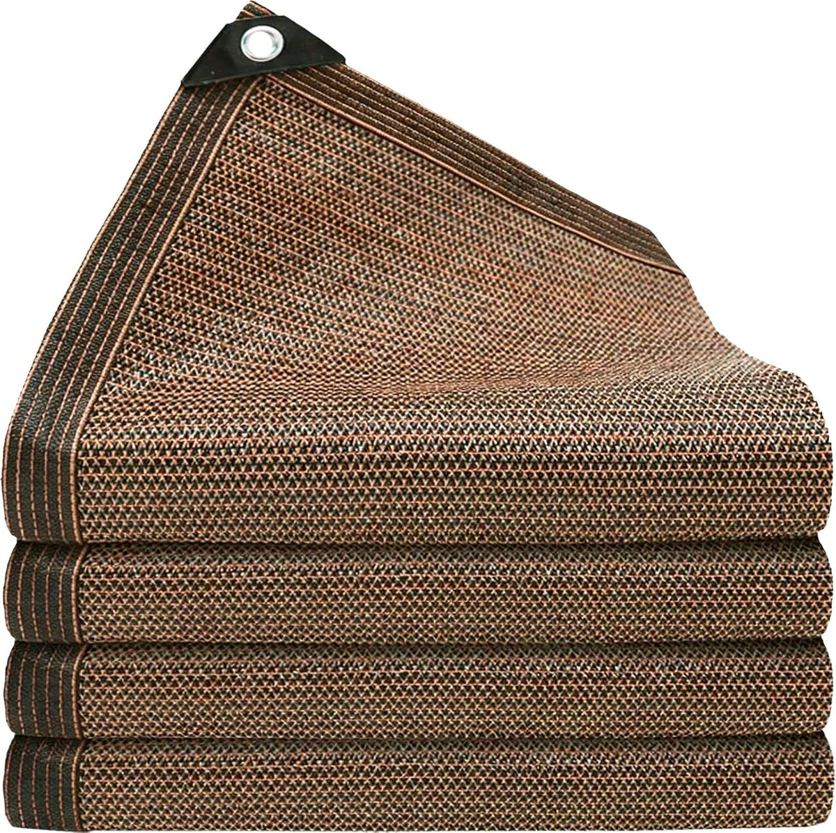 Garden Shade Cloth 10x10ft UV 70% Sunblock Outdoor Sun Shade with Grommets Sun Shade Outdoor Cover Plant Covers Freeze Protection Shade Cloth for Chicken Coop Cover Brown10x10FT - Colors A