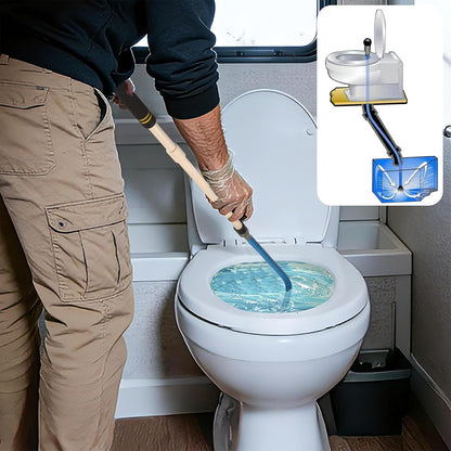 RV Flexible Swivel Stick, 60 Inch RV Tank Wand Tank Sprayer Wand with Backflow Prevent Valve Leak-Proof for RV Black Water Tank Cleaning Household Toilet & Garden Irrigation.