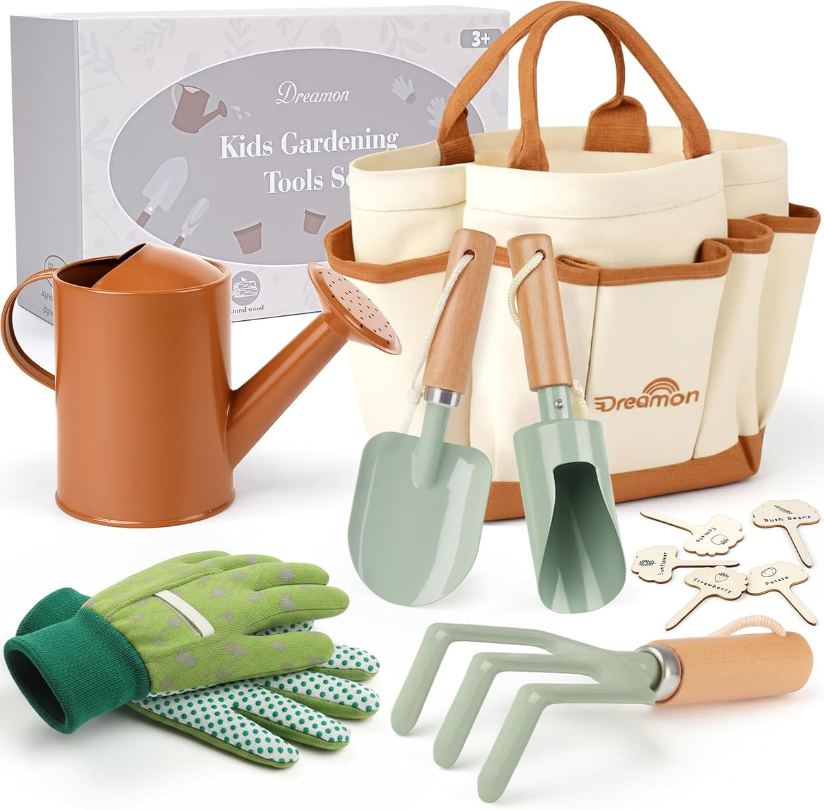 Kids Gardening Set, Quality Gardening Tool Kit Outdoor Toys for Toddlers