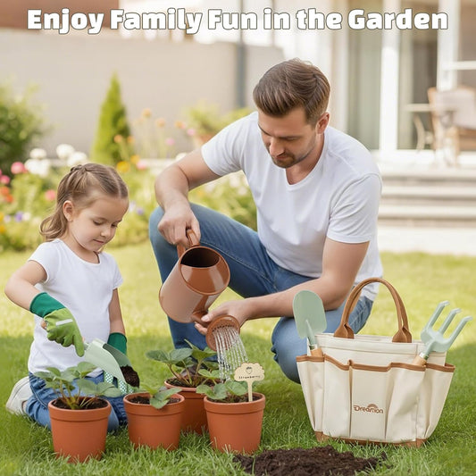 Kids Gardening Set, Quality Gardening Tool Kit Outdoor Toys for Toddlers